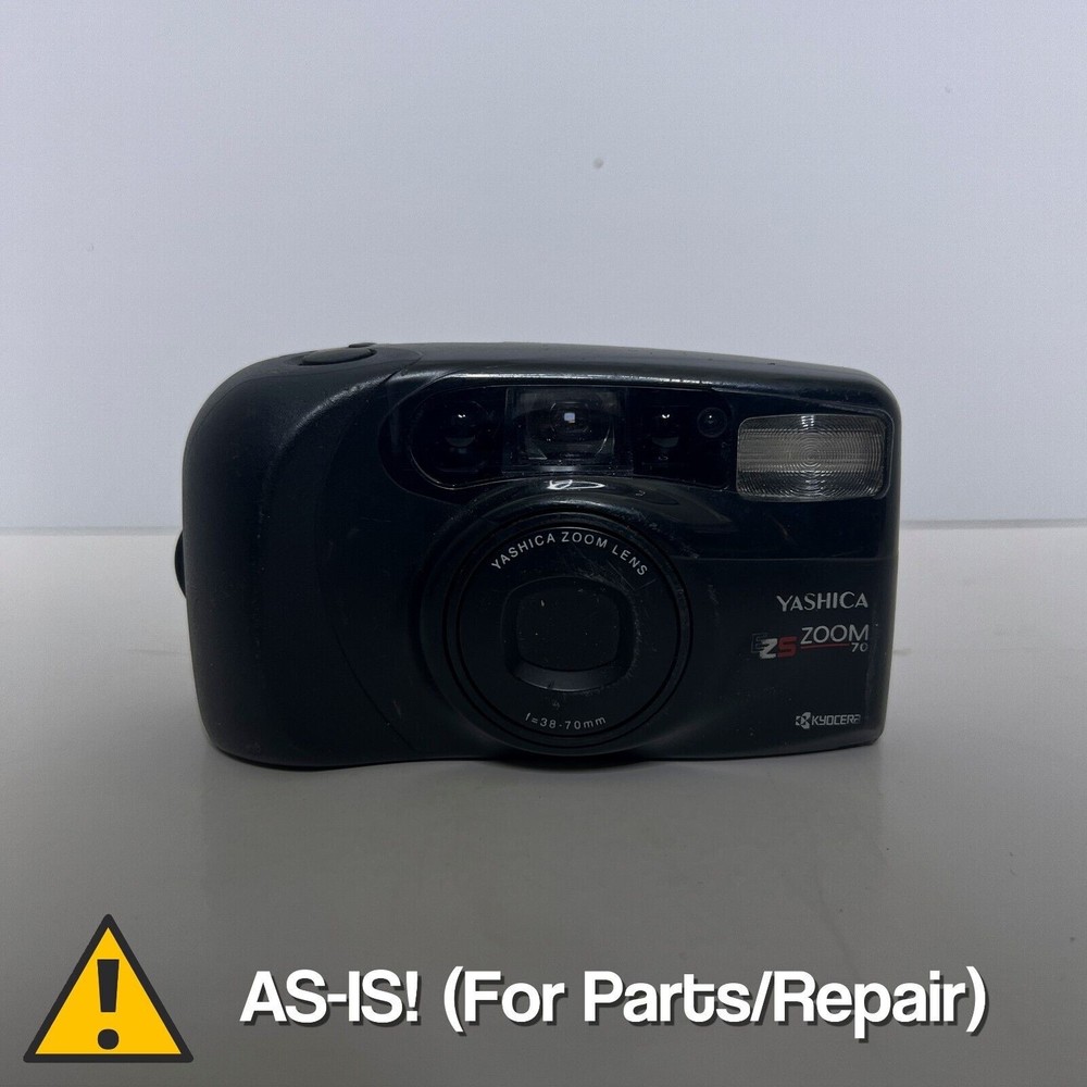 *PLEASE READ* Yashica EZS Zoom 70 Film Camera (UNTESTED - AS/IS, For Parts!)
